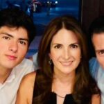 Enrique Peña Nieto festejando el vigésimo cumpleaños de su hijo