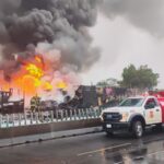Devastador incendio consume asentamiento irregular cerca del Aeropuerto de la CDMX